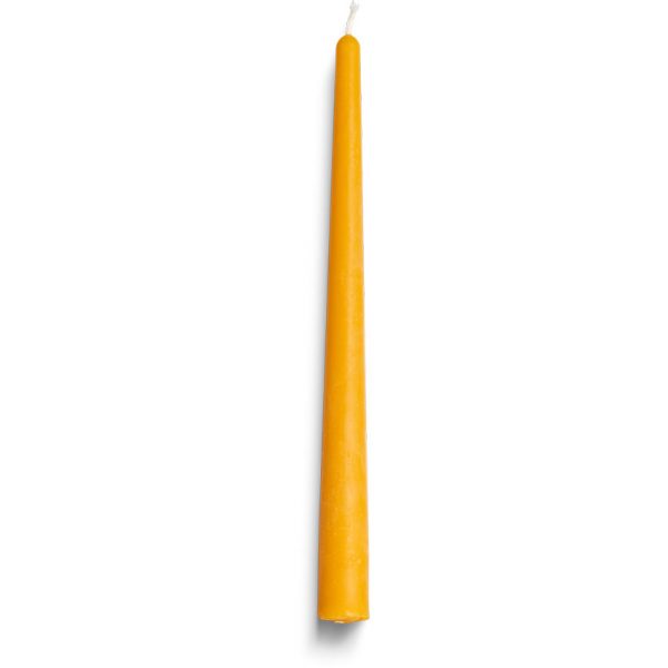 Chandelle bougie en cire d'abeille pure Effilée Merveilles d'abeilles
