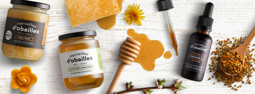 Miel du Québec et produits de la ruche- Merveilles d'abeilles