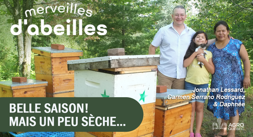 Lionel Levac blogue 2021-08-18 visite Merveilles d'abeilles à St-Didace